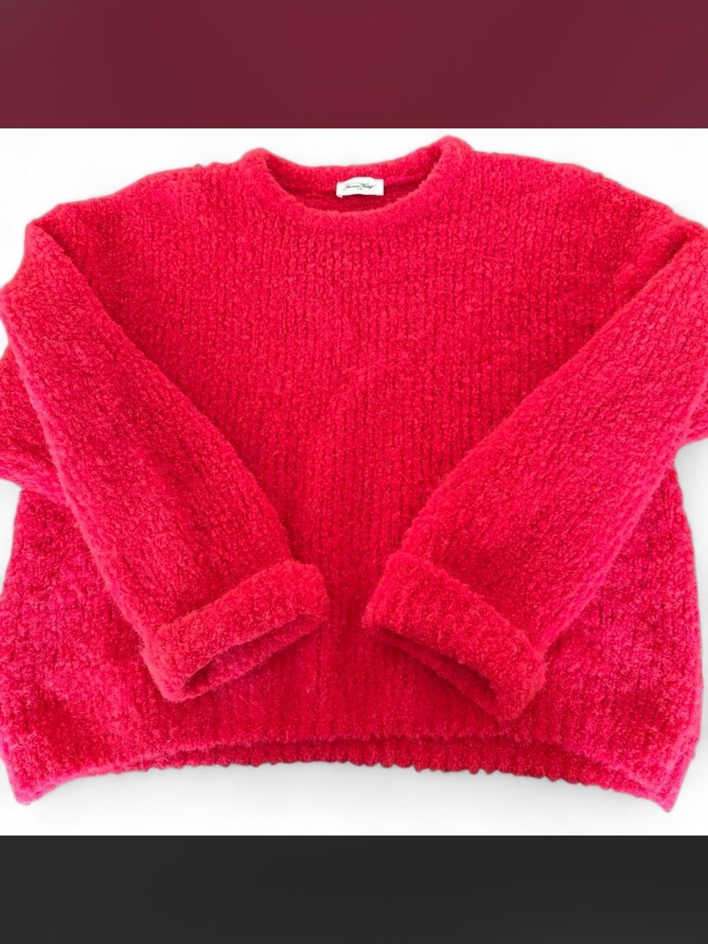 American Vintage Red Zolly Jumper